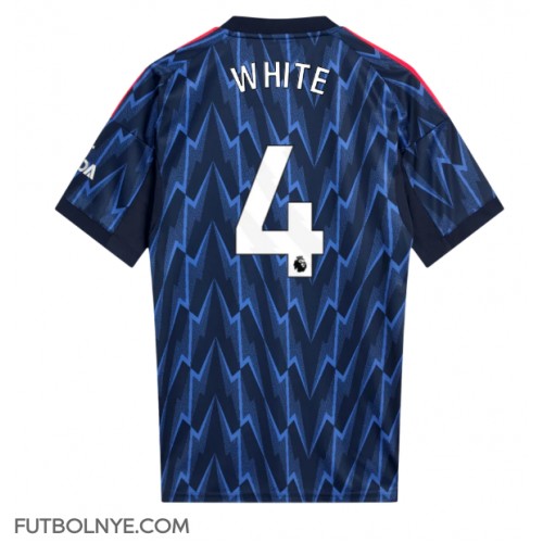 Camiseta Arsenal Ben White #4 Visitante Equipación 2025-26 manga corta